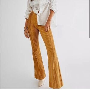 Free people velour flares